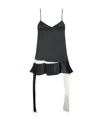 Jw Anderson Women Sweetheart Neckline Top In Black
