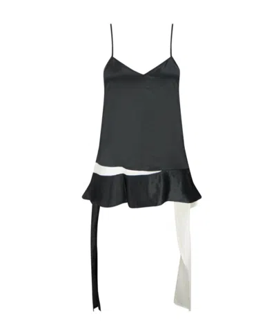 JW ANDERSON JW ANDERSON DRAPED V-NECK SLEEVELESS TOP