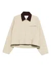Jw Anderson Peplum-hem Jacket In Neutral