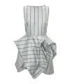 Jw Anderson Peplum Mini Dress In Gray