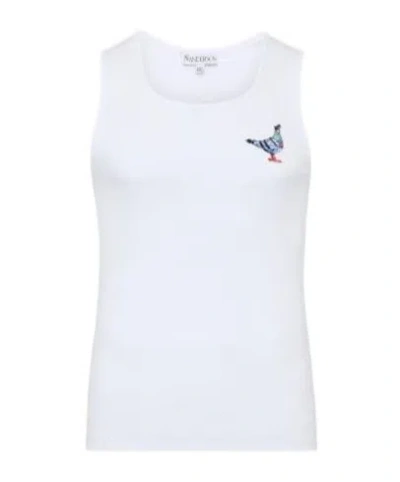 JW ANDERSON PIGEON JERSEY TANK TOP