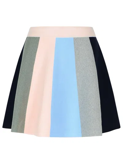 Jw Anderson Pink Cotton Miniskirt Women