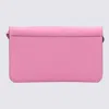 Jw Anderson Pink Leather Phone Bag In Pink