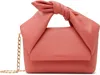 Jw Anderson Pink Small Bow Twister Bag In 340 Bubblegum