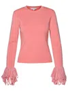 JW ANDERSON JW ANDERSON PINK WOOL BLEND SWEATER