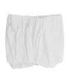 Jw Anderson Pinstripe Balloon Mini Skirt In White