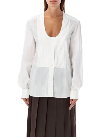 JW ANDERSON JW ANDERSON PINTUCK BIB SHIRT