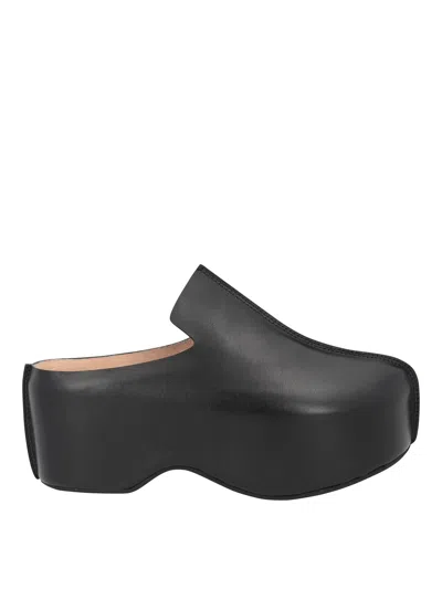 Jw Anderson Platform Clog In Black