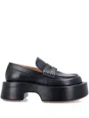 Jw Anderson Platform Loafers In Black