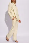 Jw Anderson J.w. Anderson Front Pocket Straight Trousers In Cream