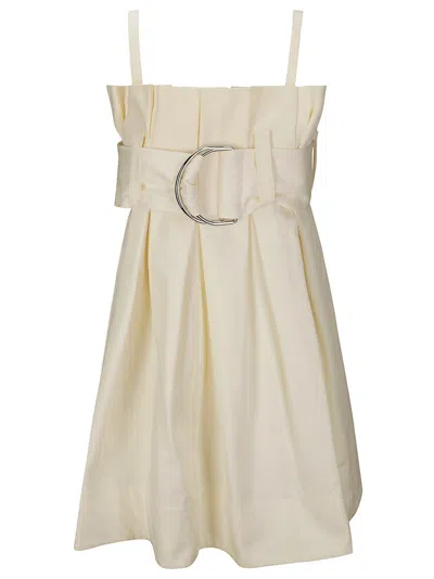 Jw Anderson Pleated D Ring Mini Dress