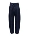 Jw Anderson Belted High-rise Barrel-leg Pants
