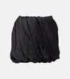 Jw Anderson Rolled Hemline Mini Skirt In Black