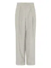 Jw Anderson Tailored Trousers Clay Melange In Gray