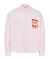 Jw Anderson J. W. Anderson Pastel Pink Oxford Shirt In Pink