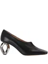 Jw Anderson Pointed-toe Heeled Pump In Black