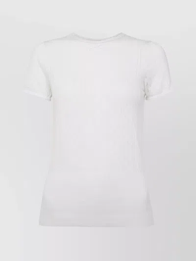 JW ANDERSON POINTELLE KNIT CAP-SLEEVE TOP