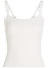 Jw Anderson Pointelle-knit Tank In White