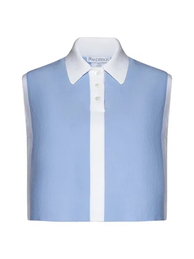 Jw Anderson J.w. Anderson Polo Shirt In Blue