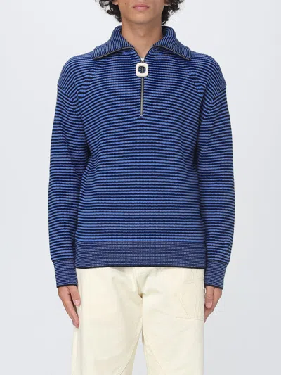 JW ANDERSON POLO SHIRT JW ANDERSON MEN COLOR BLUE,H31540009