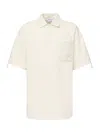 Jw Anderson Polo Oversized Quilted Pocket In White
