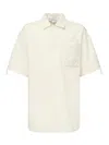 Jw Anderson Polo Oversized Quilted Pocket In White