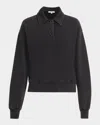 Jw Anderson Polo Sweatshirt In Black