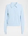 Jw Anderson Polo Sweatshirt In Blue