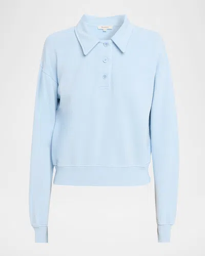Jw Anderson Polo Sweatshirt In Blue