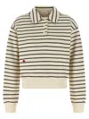 Jw Anderson J. W. Anderson Striped Cotton Polo Sweatshirt In Multi