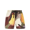 Jw Anderson Abstract-print Swim Shorts