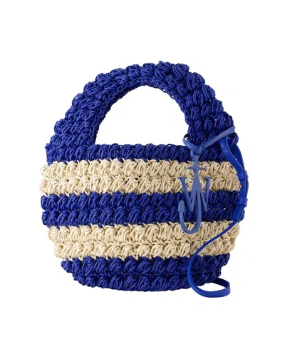 Jw Anderson Popcorn Basket Bag - J. W. Anderson - Cotton - Blue/white