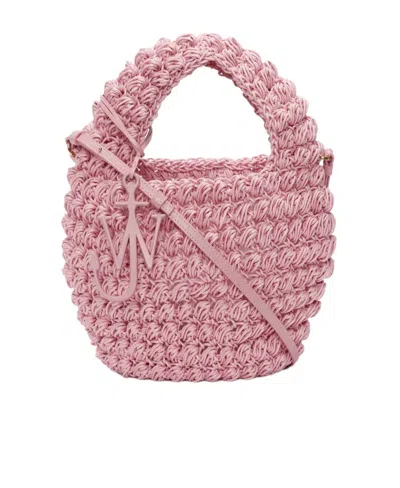 Jw Anderson Woman Handbag Pink Size - Textile Fibers