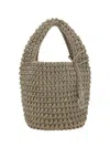 Jw Anderson Popcorn Basket Top-handle Bag