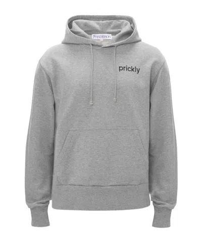 JW ANDERSON PRICKLY SLOGAN-PRINT HOODIE