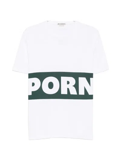 Jw Anderson Crew Neck Graphic Print Regular Fit T-shirt In Animal Print