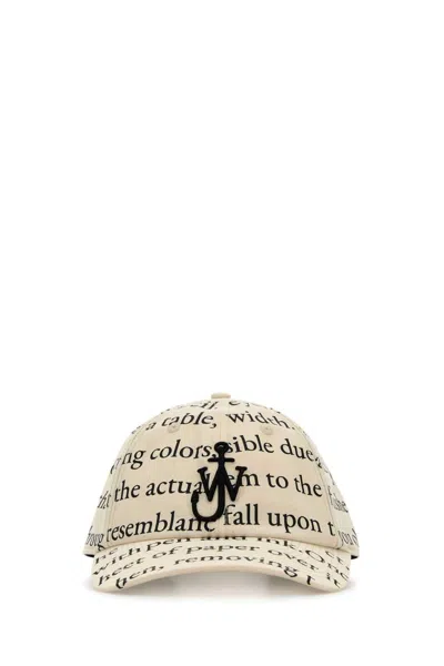 JW ANDERSON JW ANDERSON PRINTED COTTON BASEBALL CAP