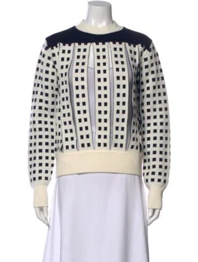 Pre-owned Jw Anderson Printed Crew Neck Sweater W/ Tags In Neutral