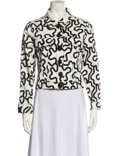 Pre-owned Jw Anderson Printed Jacket In Neutral