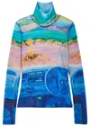 Jw Anderson Multicolor Top In Blue