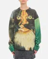 Jw Anderson J.w. Anderson Printed Jumper In Green