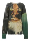 Jw Anderson J.w. Anderson Printed Jumper In Green