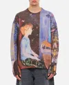 Jw Anderson Multicolor Computer Print Sweater In Multicolor