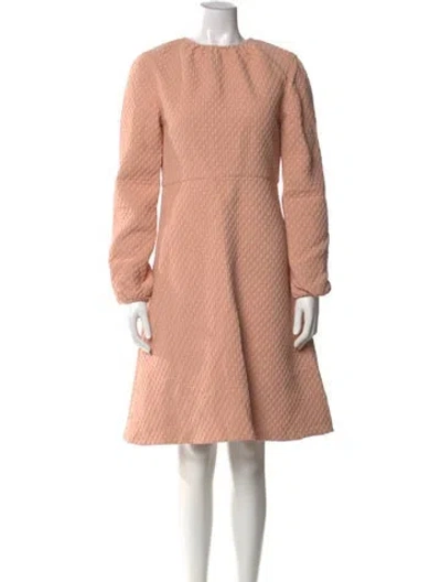 Pre-owned Jw Anderson Printed Knee-length Dress In Neutral