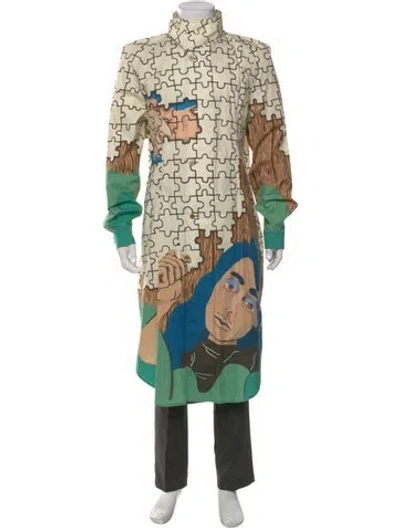Pre-owned Jw Anderson Printed Long Sleeve Shirt In Neutral
