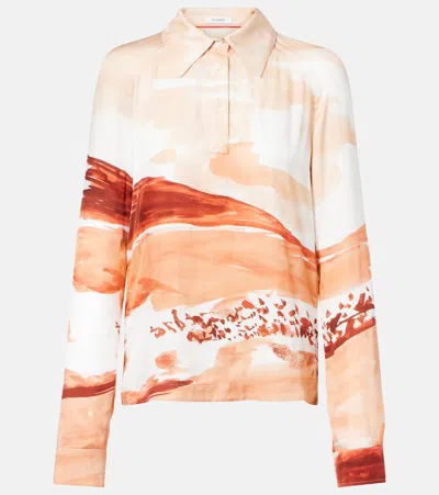 Jw Anderson Printed Polo Shirt In Multi