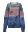 Jw Anderson J.w. Anderson Printed Jumper In Blue