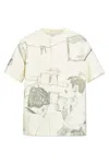 Jw Anderson Printed T-shirt In Yellow