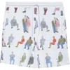 Jw Anderson Waffle-texture Shorts In White