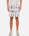 Jw Anderson Waffle-texture Shorts In White
